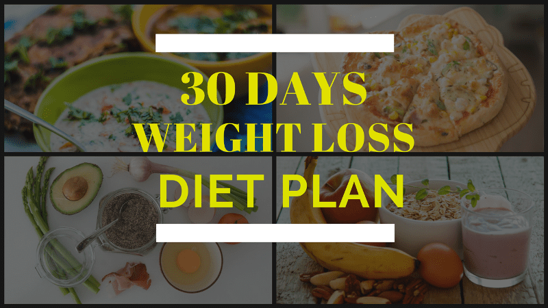 Diet plan for Weight Loss