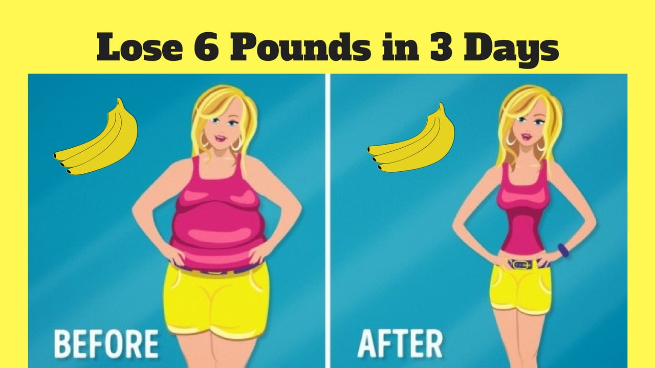 This Banana Diet will Make you Lose 6 Pounds in 3 Days! - Medy Life