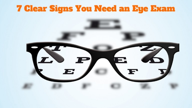 Signs you need an eye exam