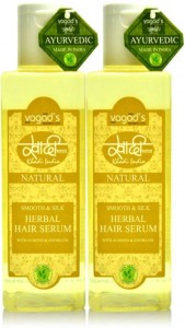Vagad's Khadi Smooth & Silk Herbal Hair Serum (100ml x 2)