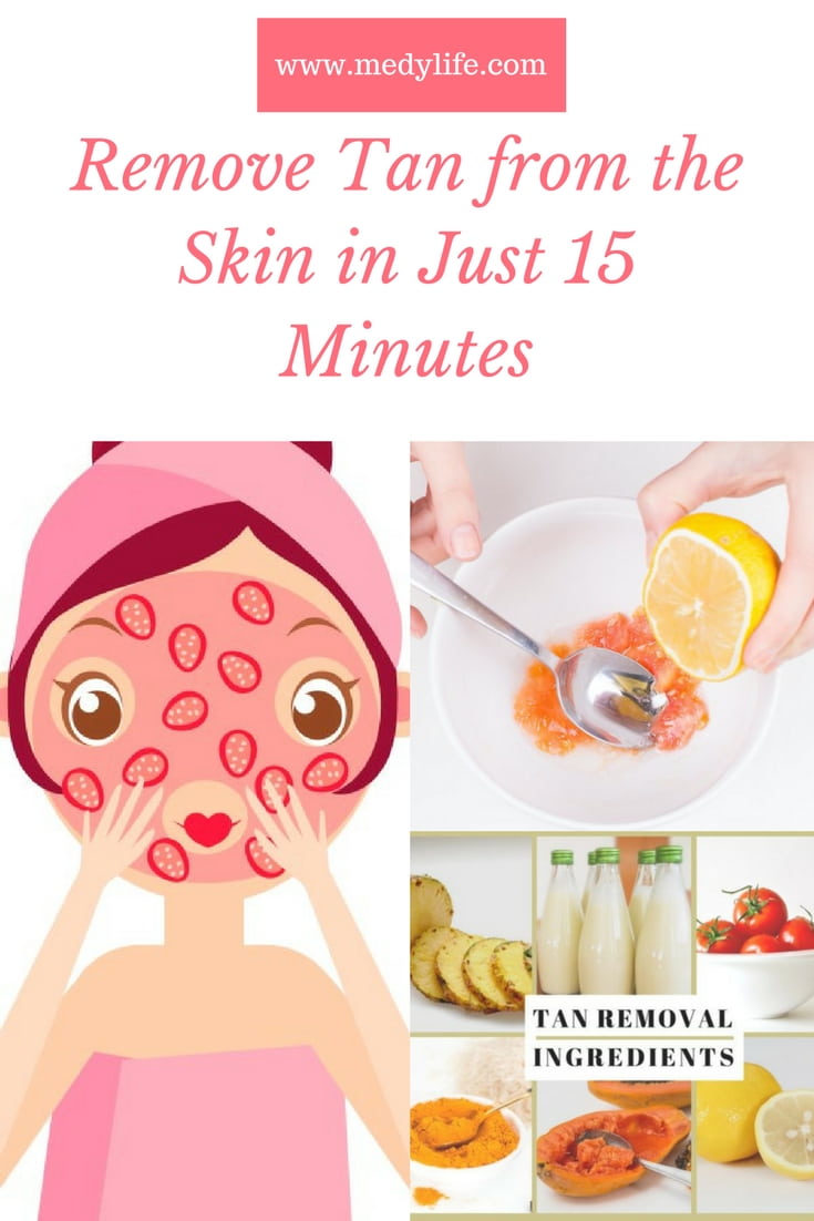 How To Remove Tan From The Skin In Just 15 Minutes