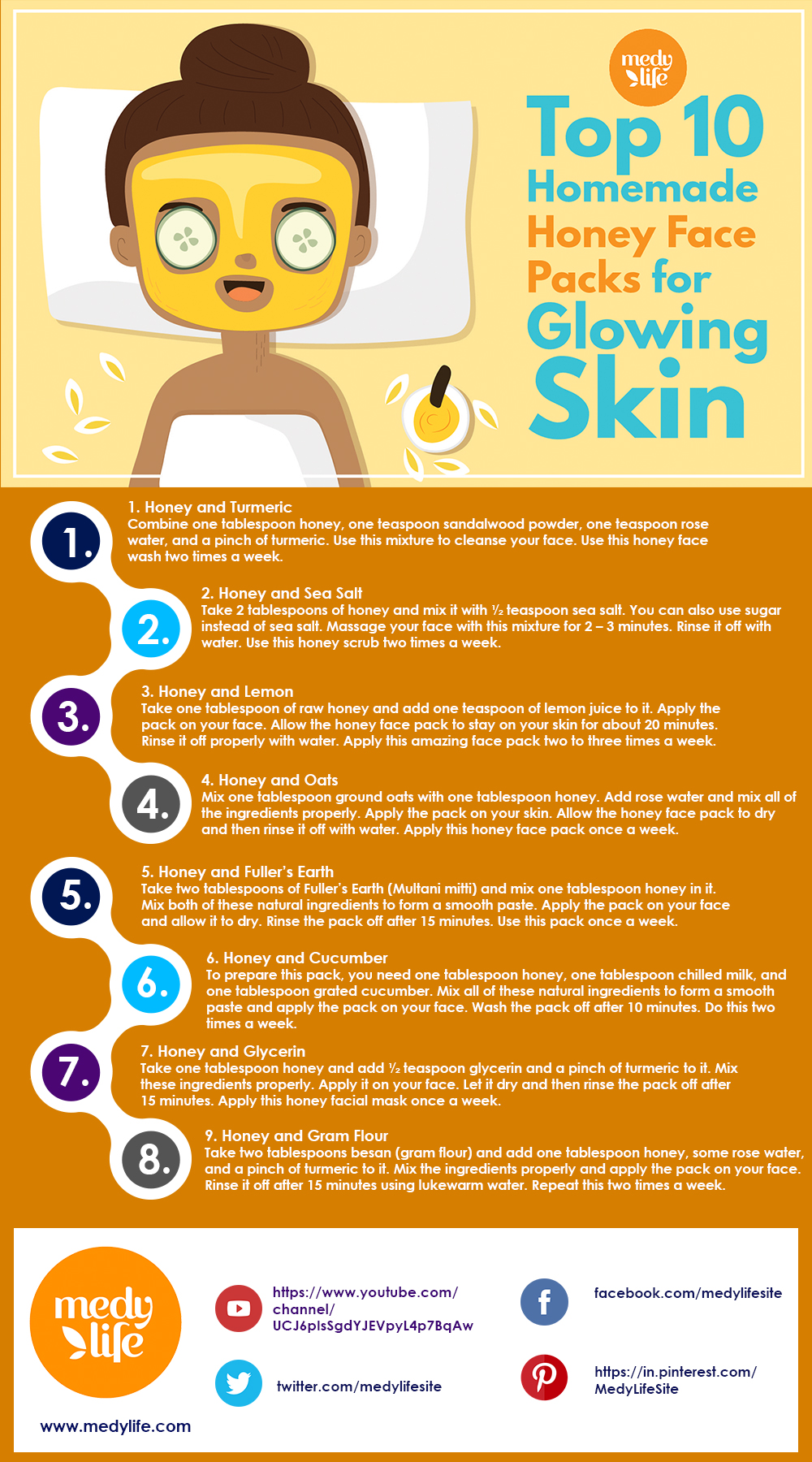 Top 10 Homemade Honey Face Packs for Glowing Skin INFO