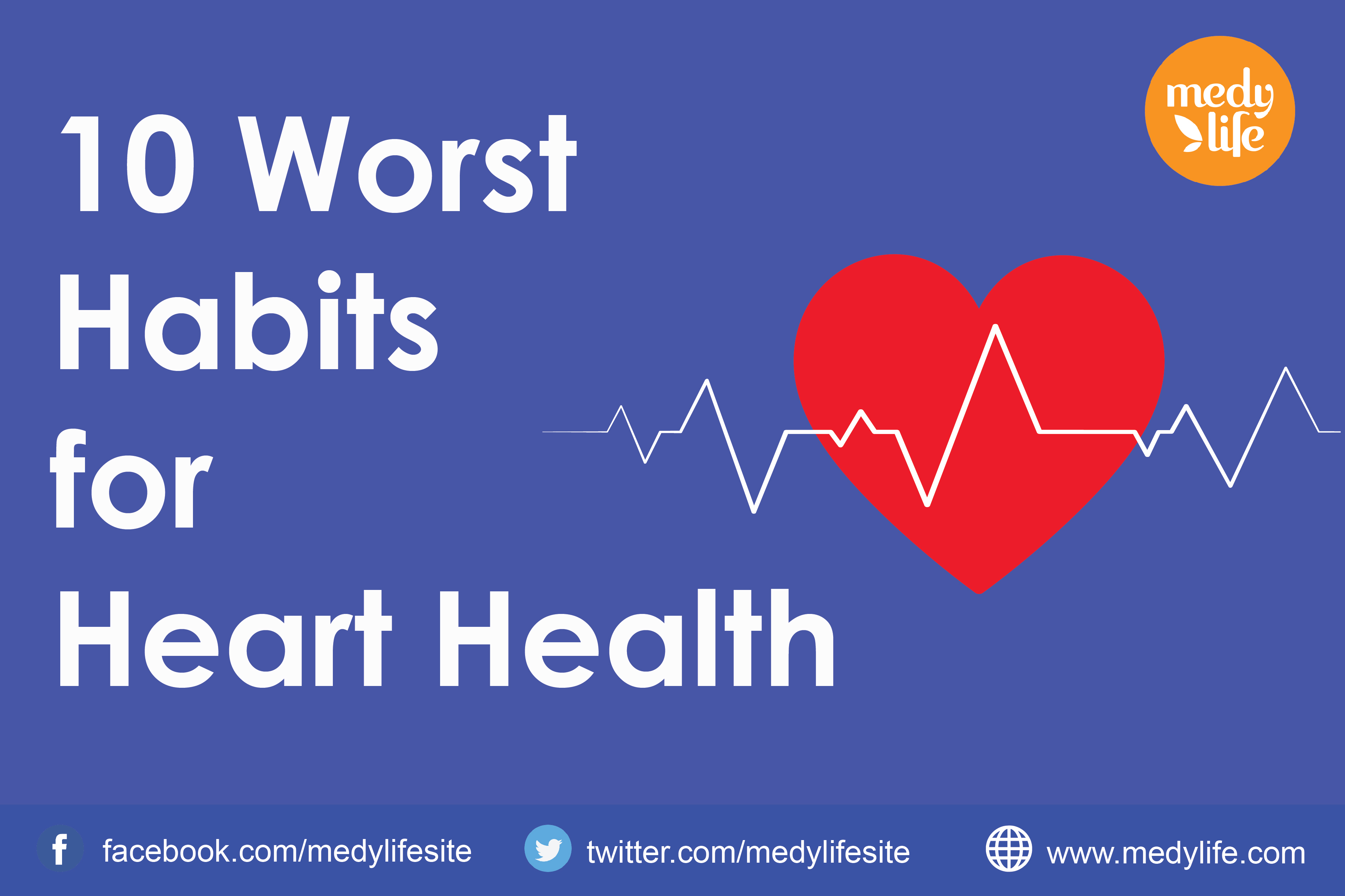 Worst Habits Heart Health