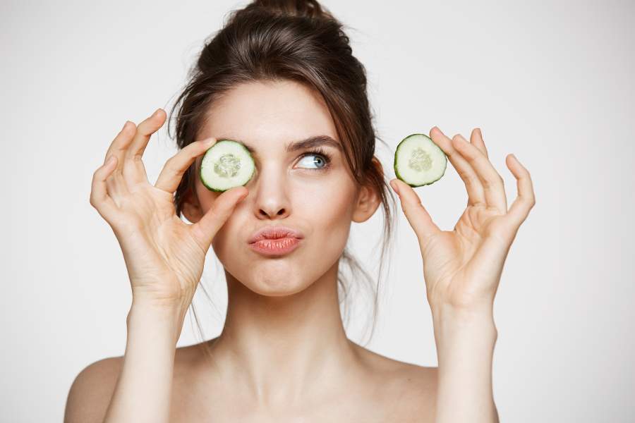 Skin care with Cucumber
