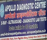 Apollo Diagnostic Centre 1026/40, DDA Flats, Guru Ravi Das Marg, Kalkaji, Delhi