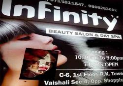 Infinity Beauty Salon & Spa C-6, 1st Floor, R K Tower, Opp Shopprix Mall, Sector 4, Vaishali, Ghaziabad