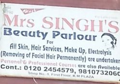 Mrs Singh's Beauty Clinic Shop No-1, 1st Floor, Kirtiman Plaza, Near MMC, Sector 30, Noida