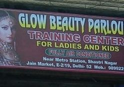 Glow Beauty Parlour E-2/19, Near Metro Station Jain Market, Shastri Nagar, New Delhi - 110052