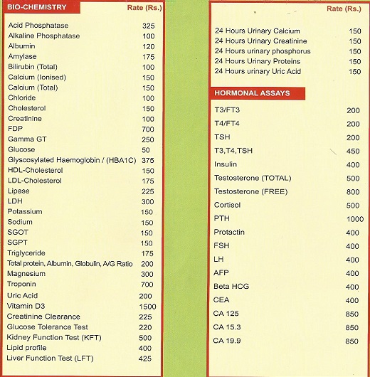Gribbles Pathology Price List : Experimental Pathology Laboratory